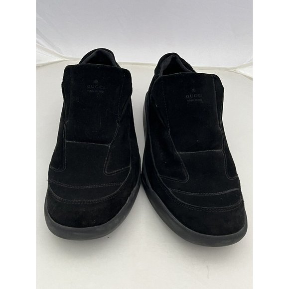 Gucci Other - Gucci Scarpa Black Casual Velvet Comfort Shoe slip on sneakers men Size 9.5